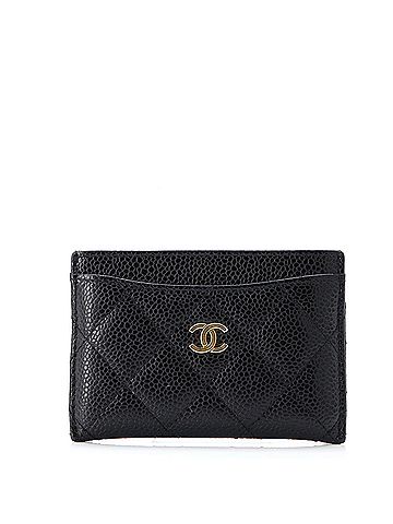 Chanel Classic Card Holder Quilted Caviar (view 1)