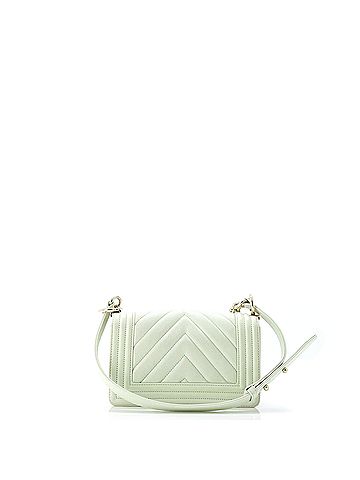 Chanel Boy Flap Bag Chevron Caviar Small (view 2)