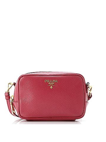 Prada Zip Crossbody Bag Saffiano Leather Small (view 1)