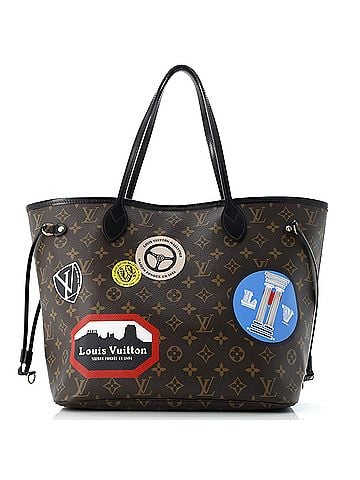 Louis Vuitton Neverfull NM Tote Limited Edition World Tour Monogram Canvas MM (view 1)
