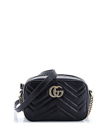 Gucci GG Marmont Shoulder Bag Matelasse Leather Mini (view 1)