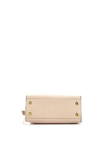 Louis Vuitton On My Side Tote Leather with Monogram Canvas PM (view 2)