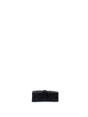 Balenciaga Hourglass Chain Top Handle Bag Crocodile Embossed Leather Mini (view 2)