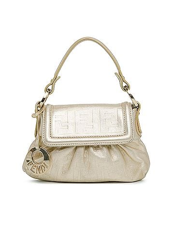 Fendi Zucca Embossed Leather Chef Flap (view 1)