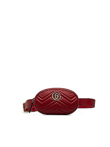 Gucci GG Marmont Matelasse Leather Belt Bag (view 1)