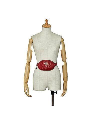 Gucci GG Marmont Matelasse Leather Belt Bag (view 2)