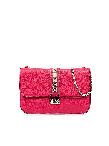 Valentino Small Rockstud Glam Lock Shoulder Bag (view 1)