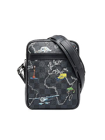 Louis Vuitton Damier Graphite Renaissance Map Danube Slim PM (view 1)