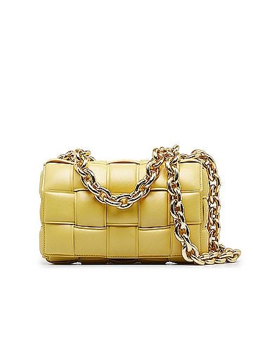Bottega Veneta Nappa Intrecciato Padded Chain Cassette Satchel (view 1)