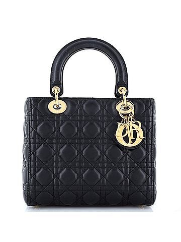 Christian Dior Lady Dior Bag Cannage Quilt Lambskin Medium (view 1)