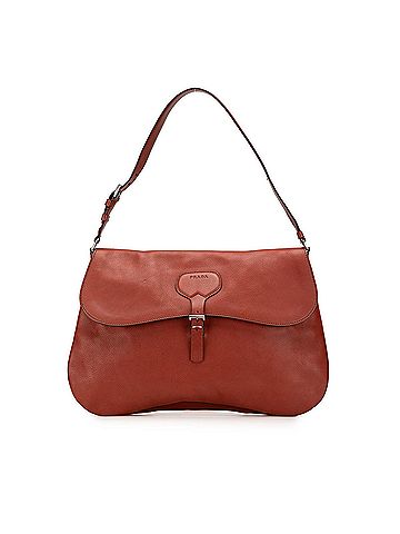 Prada Vitello Daino Flap Shoulder Bag (view 1)