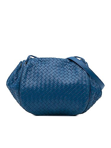 Bottega Veneta Nappa Intrecciato Flap Crossbody (view 1)