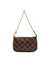 Louis Vuitton 100% Coated Canvas Brown Damier Ebene Mini Pochette Accessoires One size - photo 1