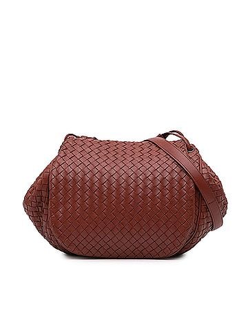 Bottega Veneta Nappa Intrecciato Flap Crossbody (view 1)