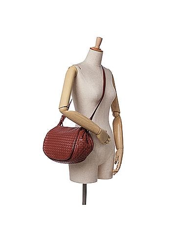 Bottega Veneta Nappa Intrecciato Flap Crossbody (view 2)