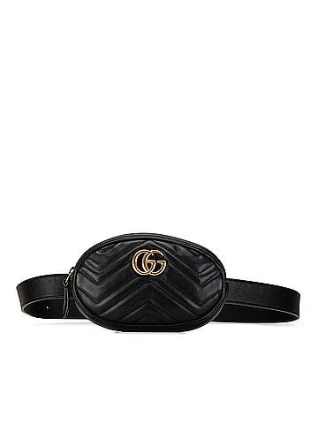 Gucci GG Marmont Leather Matelasse Belt Bag (view 1)