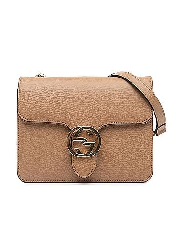 Gucci Small Dollar Calfskin Interlocking G Crossbody (view 1)