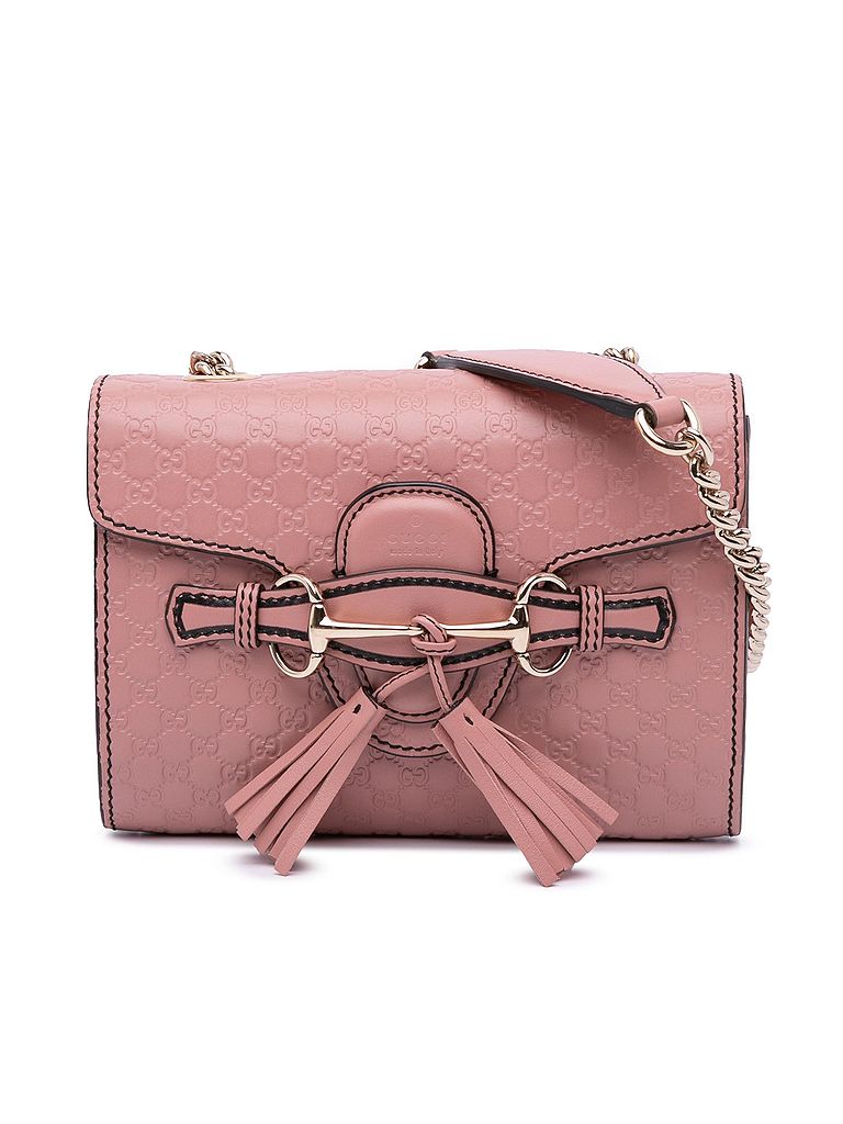 Gucci 100% Leather Pink Mini Microguccissima Emily Crossbody One size - photo 1