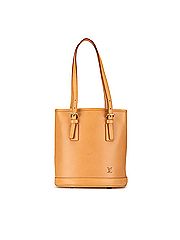 Louis Vuitton Leather Bucket Bag