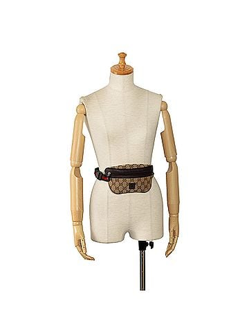Gucci GG Canvas Web Childrens Belt Bag  (view 2)