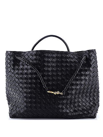Bottega Veneta Andiamo Top Handle Bag Intrecciato Nappa Large (view 1)
