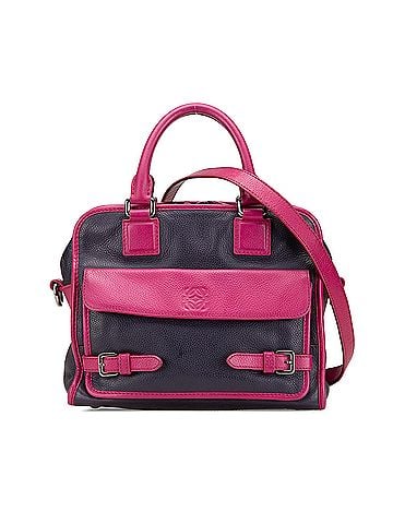 Loewe Grained Bicolor Calfskin Cruz Satchel (view 1)