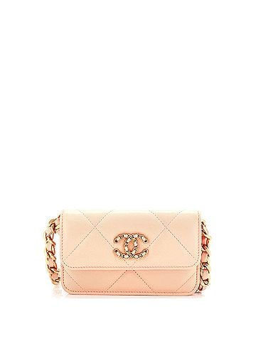 Chanel 19 Clutch With Chain Quilted Lambskin (view 1)
