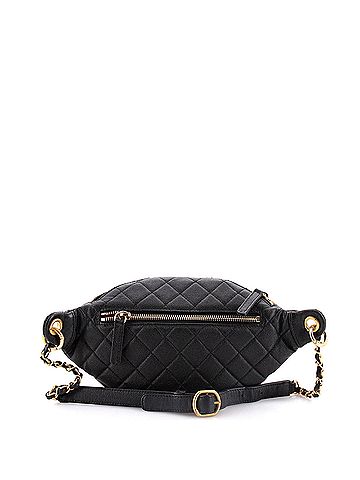 Chanel Filigree Waist Bag Quilted Caviar (view 2)