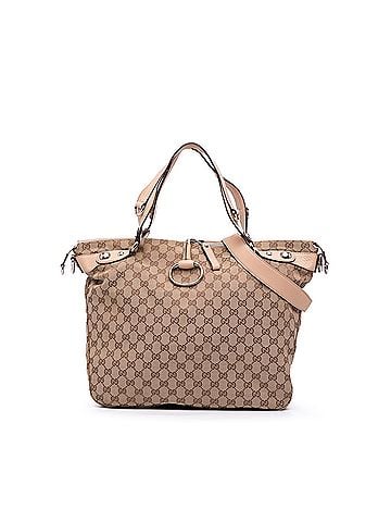 Gucci Large GG Canvas Icon Bit Satchel (view 1)