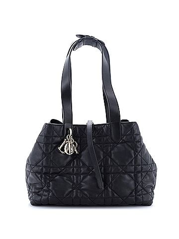 Christian Dior Toujours Tote Bag Macrocannage Quilt Calfskin Medium (view 1)