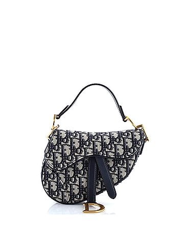 Christian Dior Saddle Handbag Oblique Canvas Mini (view 1)