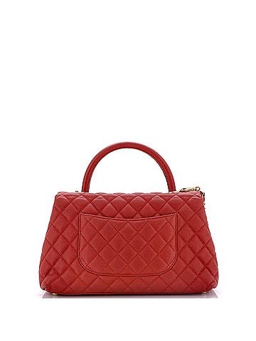 Chanel Coco Top Handle Bag Quilted Caviar Small (view 2)