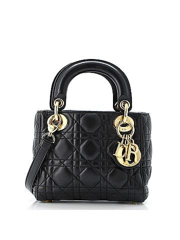 Christian Dior Lady Dior Bag Cannage Quilt Lambskin Mini (view 1)