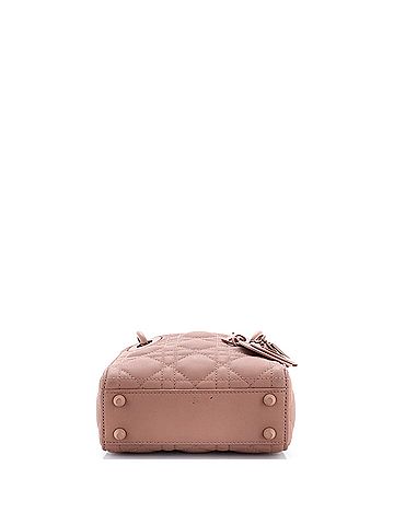 Christian Dior Ultra Matte Lady Dior Chain Bag Cannage Quilt Calfskin Mini (view 2)