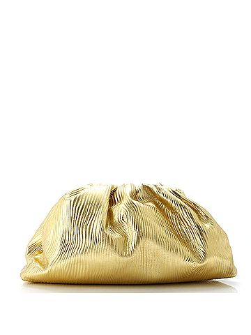 Bottega Veneta The Pouch Metallic Textured Leather (view 1)
