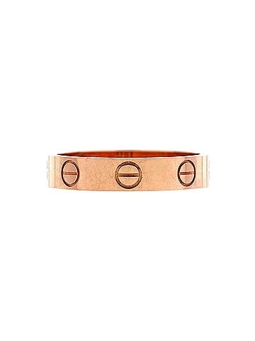 Cartier Love Wedding Band Ring 18K Rose Gold (view 1)