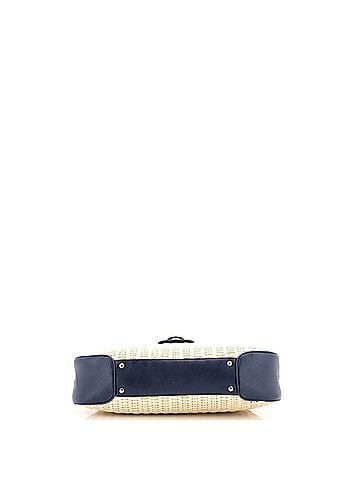 Salvatore Ferragamo Gancini Flip Lock Hobo Woven Leather (view 2)