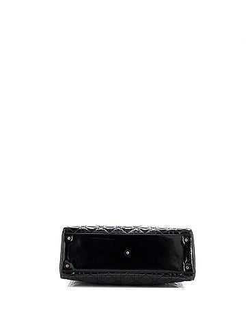 Christian Dior Lady Dior Bag Cannage Quilt Patent Large (view 2)