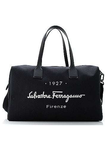 Salvatore Ferragamo 1927 Convertible Duffle Bag Canvas with Leather (view 1)