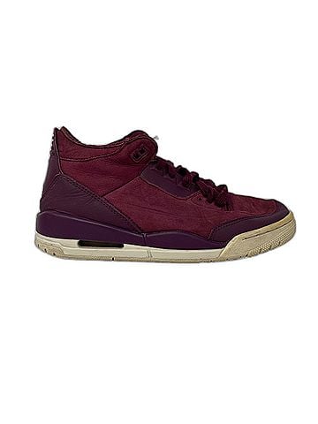 Nike Sneaker Women Air Jordan 3 Retro Bordeaux AH7859-600 Purple Basketball Size 7 (view 1)
