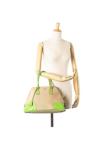 Prada Canvas Canapa Satchel (view 2)