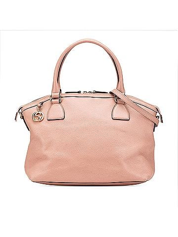 Gucci Medium Leather GG Charm Dome Satchel (view 1)