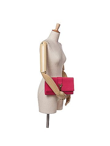 Yves Saint Laurent Leather Chyc Ligne Clutch (view 2)