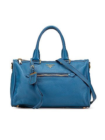 Prada Vitello Daino Zip Top Satchel (view 1)