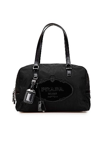 Prada Tessuto Canapa Logo Shoulder Bag (view 1)