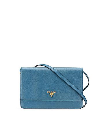 Prada Saffiano Wallet on Strap (view 1)