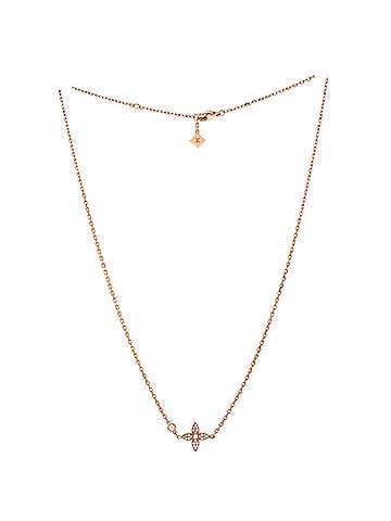 Louis Vuitton Idylle Blossom Star Pendant Necklace 18K Rose Gold with Diamonds (view 2)