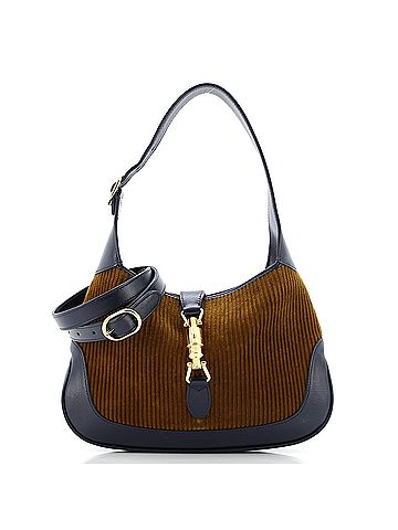 Gucci Jackie 1961 Hobo Corduroy with Leather Small (view 1)