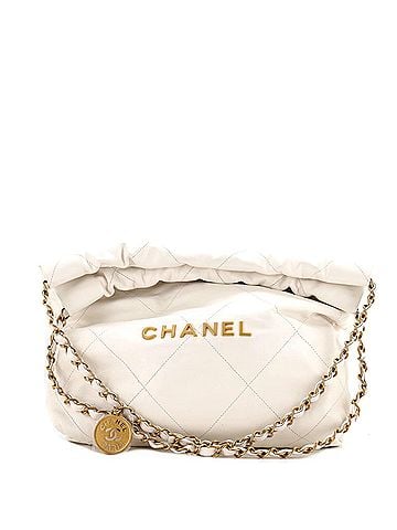 Chanel 22 Chain Hobo Quilted Calfskin Small (view 1)