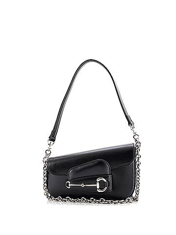 Gucci Horsebit 1955 Asymmetric Shoulder Bag Leather Mini (view 1)